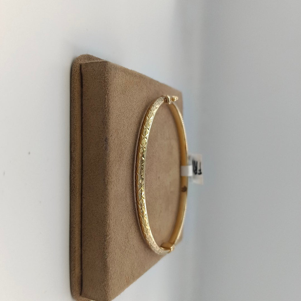 PULSERA RIGIDA ORO 14 K 4,10 GRMS (SEMINUEVO)