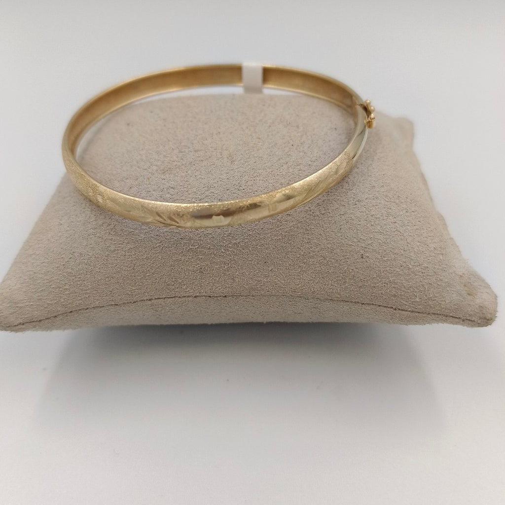 PULSERA RIGIDA ORO 14 K 5,50 GRMS (SEMINUEVO)