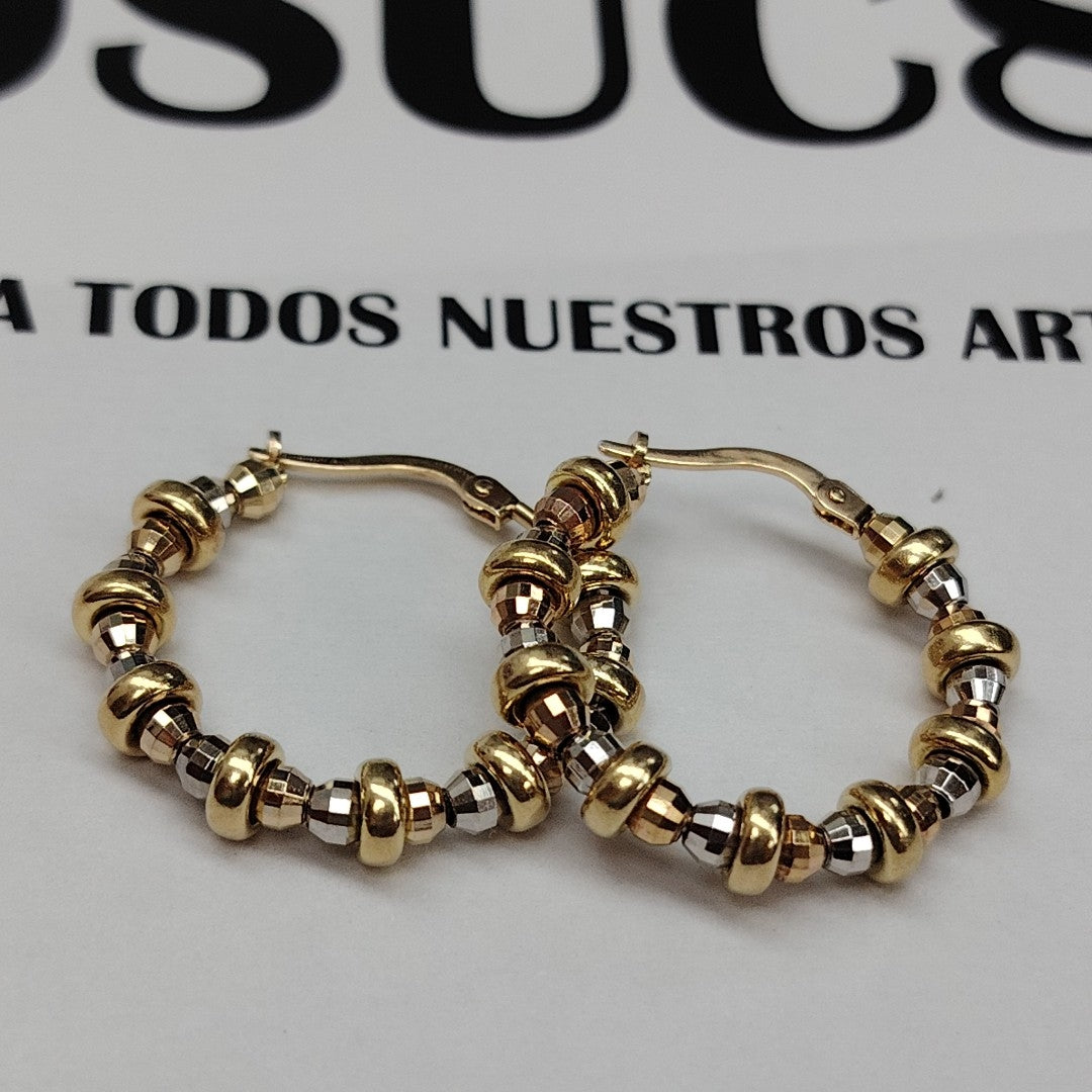 ARRACADAS PAR ORO 14 K 5,70 GRMS (SEMINUEVO)