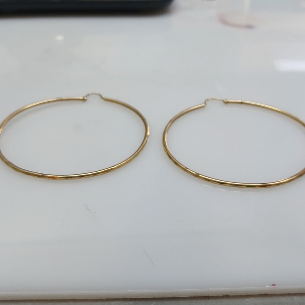 ARRACADAS PAR ORO 10 K 3.5 GRMS (SEMINUEVO)