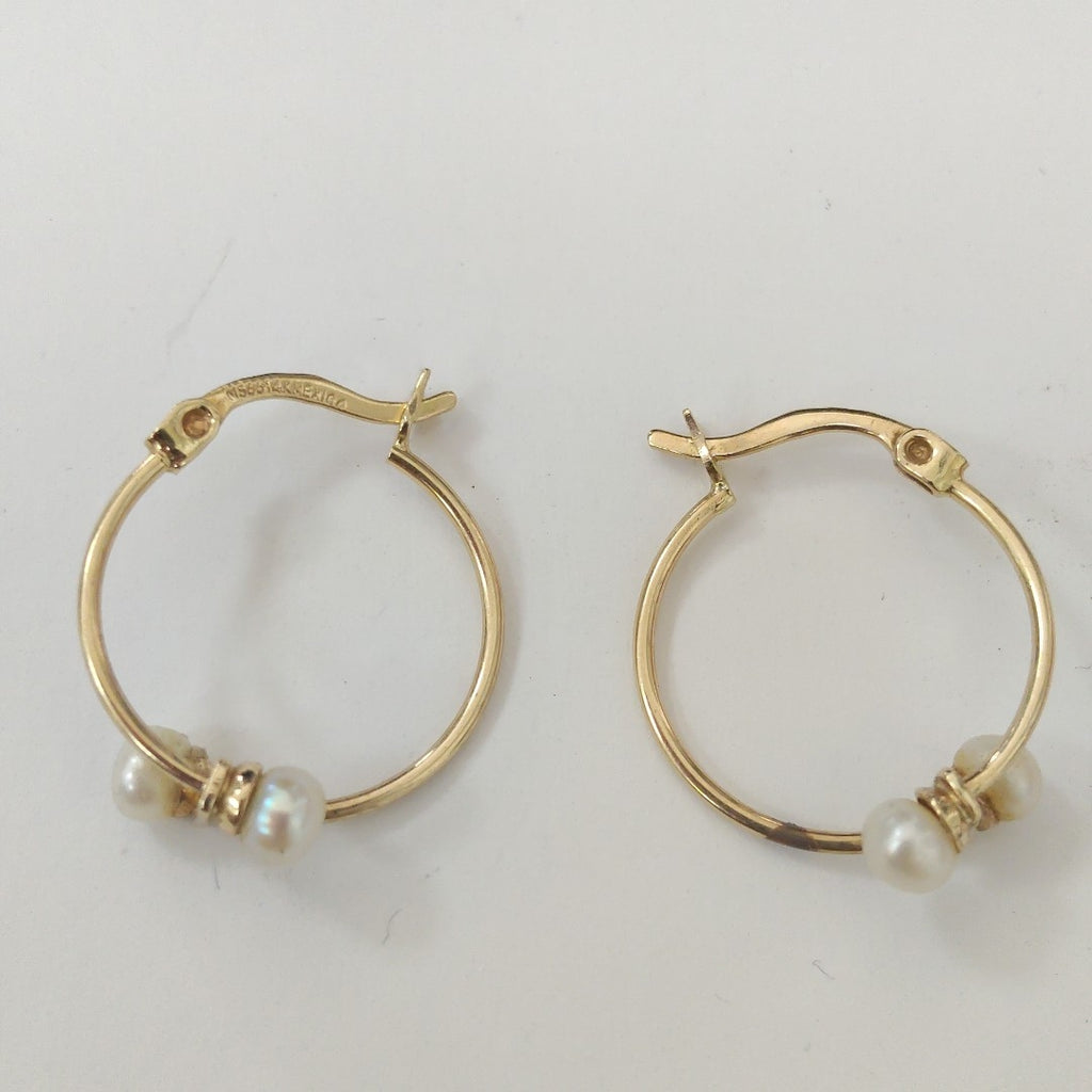 ARETES PAR ORO 14 K 2,00 GRMS (SEMINUEVO)
