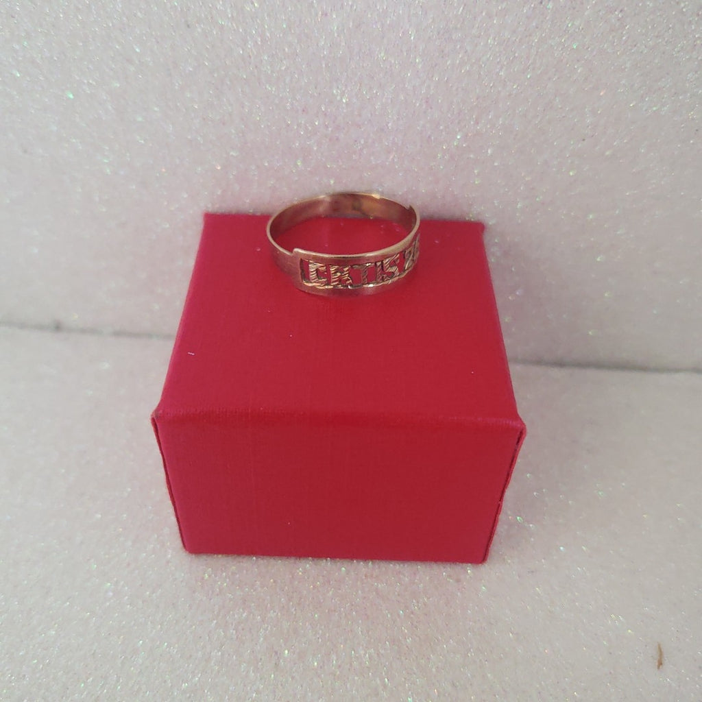 ANILLO DE GRADUACIÓN ORO 10 K 1.2 GRMS (SEMINUEVO)