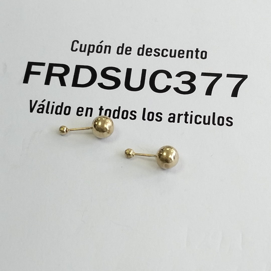 BROQUELES PAR ORO 10 K 0.3 GRMS (SEMINUEVO)