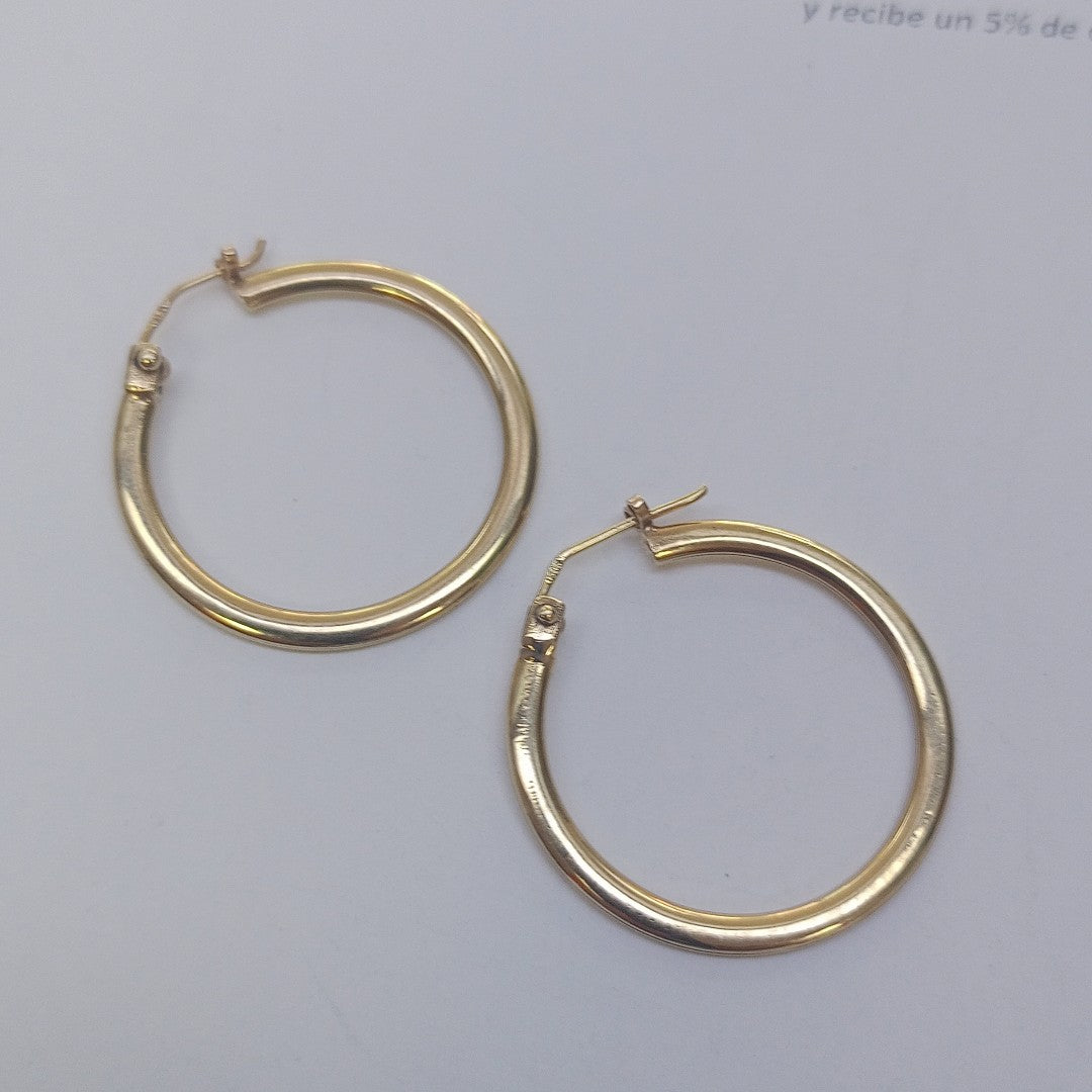 ARRACADAS PAR ORO 14 K 4,20 GRMS (SEMINUEVO)
