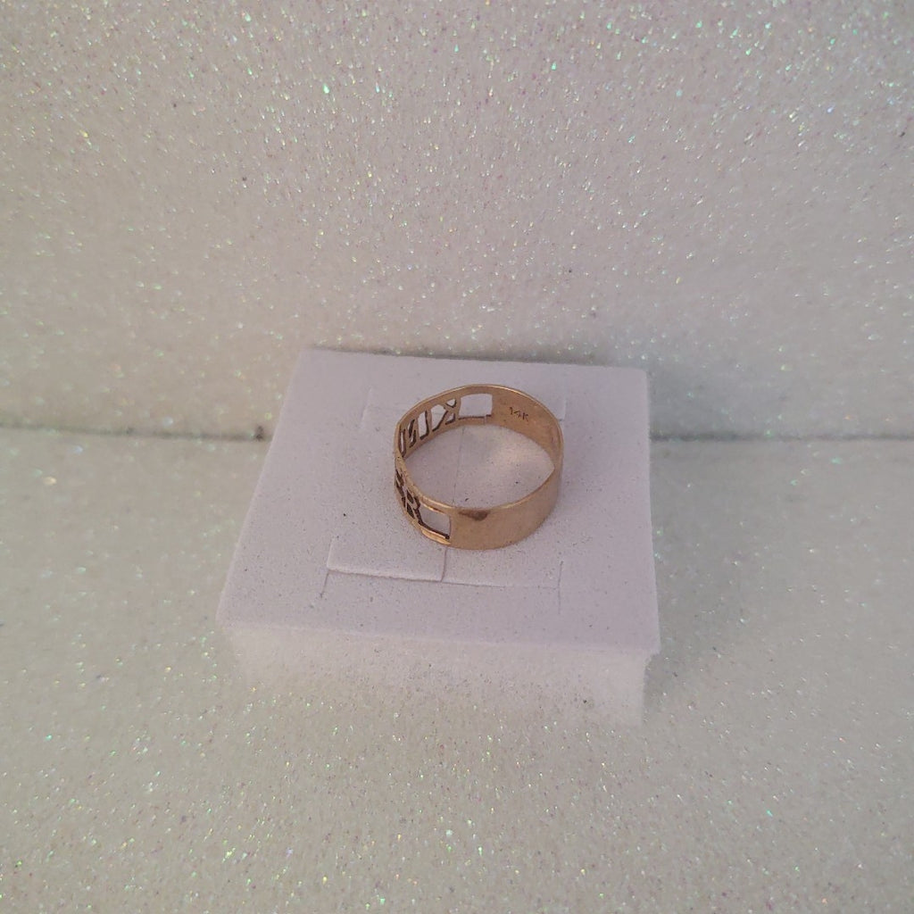 ANILLO DE GRADUACIÓN ORO 10 K 1 GRMS (SEMINUEVO)