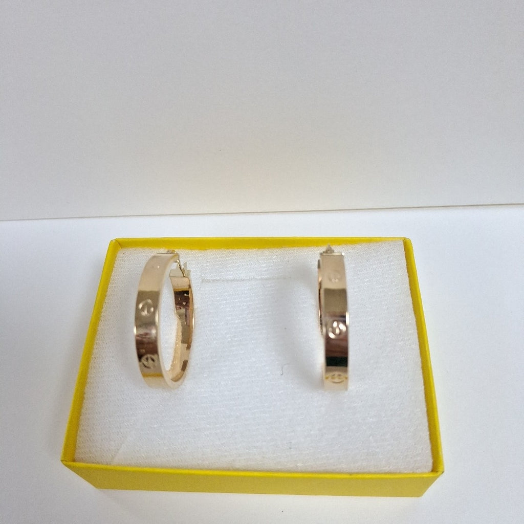 ARRACADAS MONACO ORO 14K 3.7 (NUEVO)