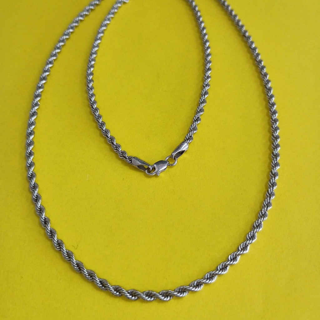 CADENA ORO BLANCO 14 K 4.8 GRMS (SEMINUEVO)