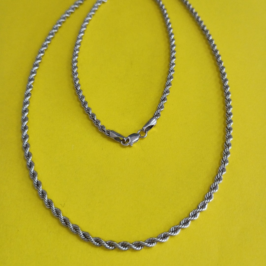 CADENA ORO BLANCO 14 K 4.8 GRMS (SEMINUEVO)