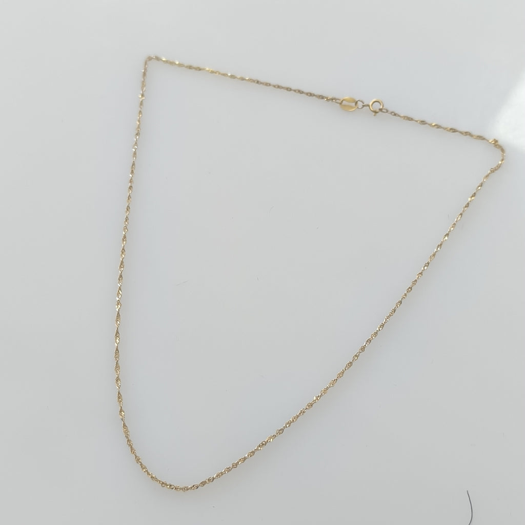CADENA ORO 10 K 0,80 GRMS (SEMINUEVO)