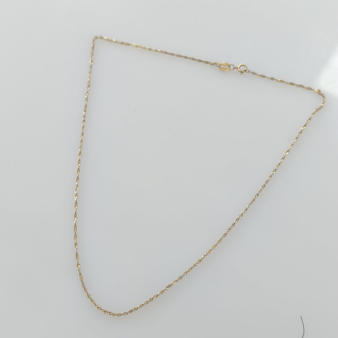 CADENA ORO 10 K 0,80 GRMS (SEMINUEVO)