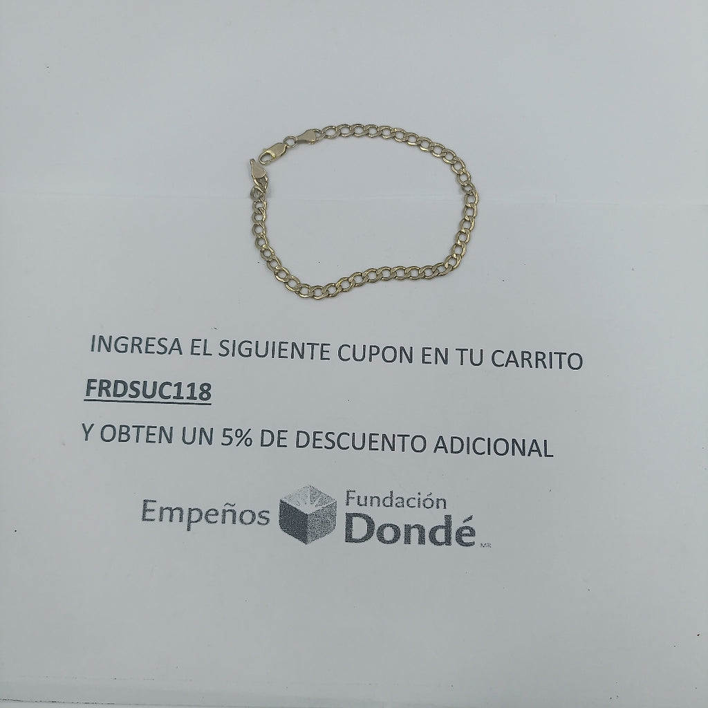 PULSERA ORO 10 K 2.5 GRMS (SEMINUEVO)