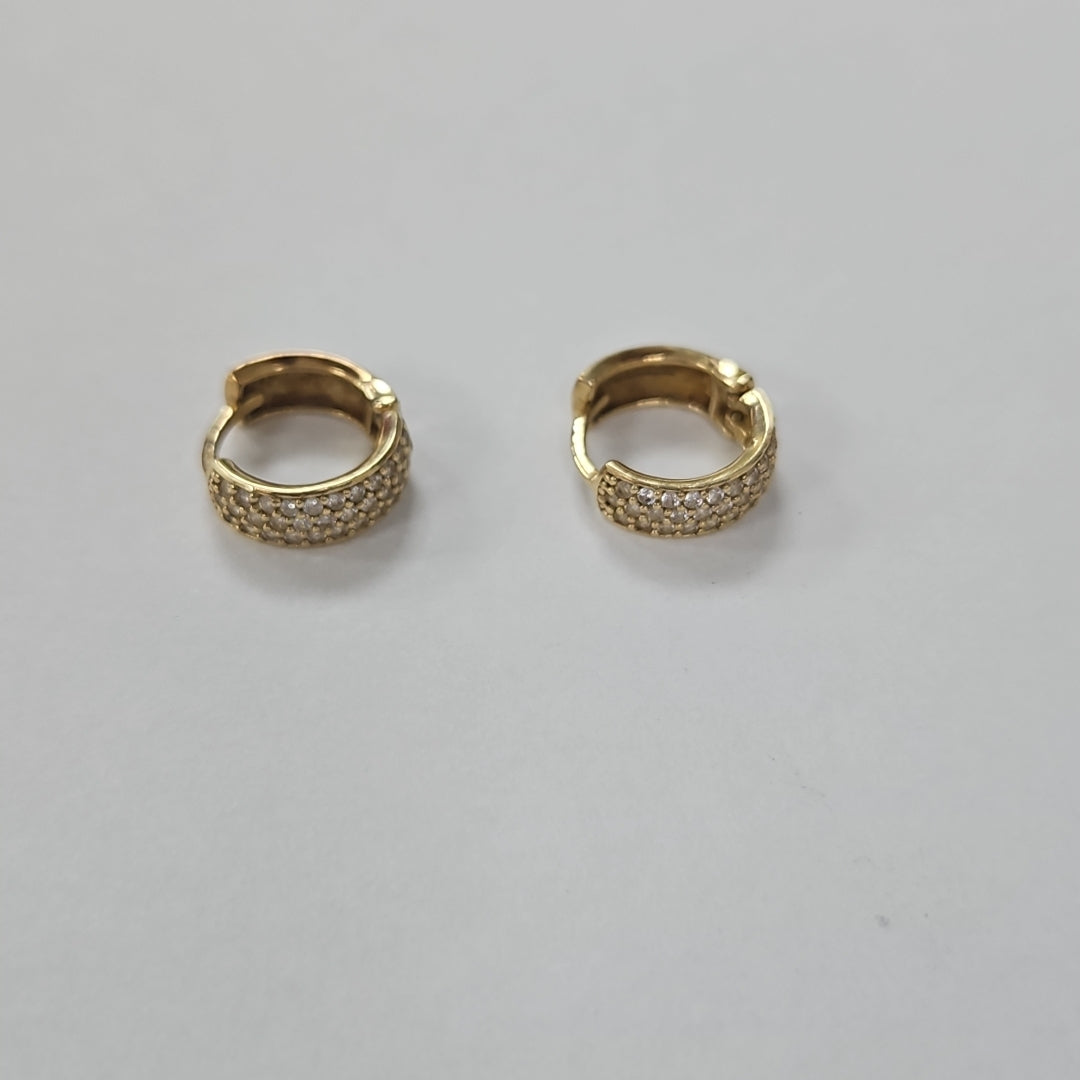 ARRACADAS PAR ORO 14 K 2.2 GRMS (SEMINUEVO)