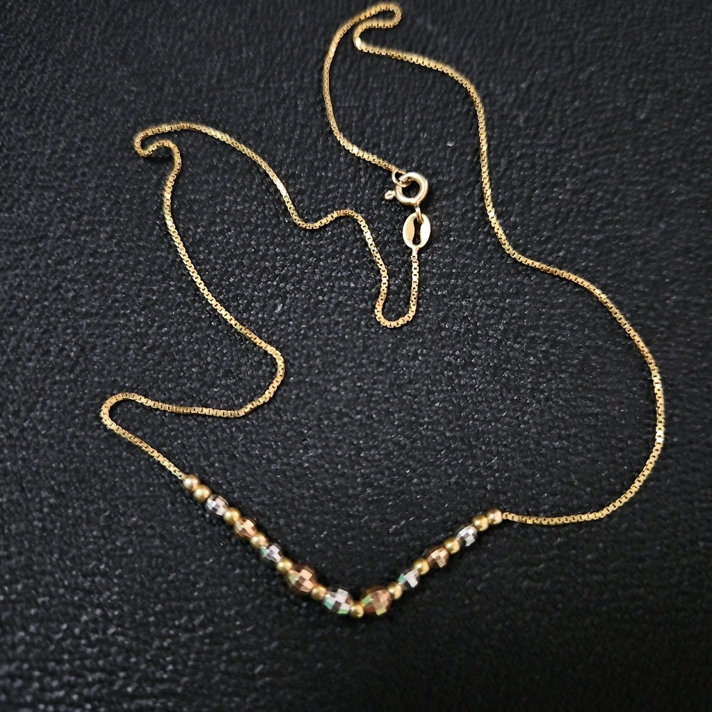 GARGANTILLA ORO COMBINADO 10 K 2,70 GRMS (SEMINUEVO)