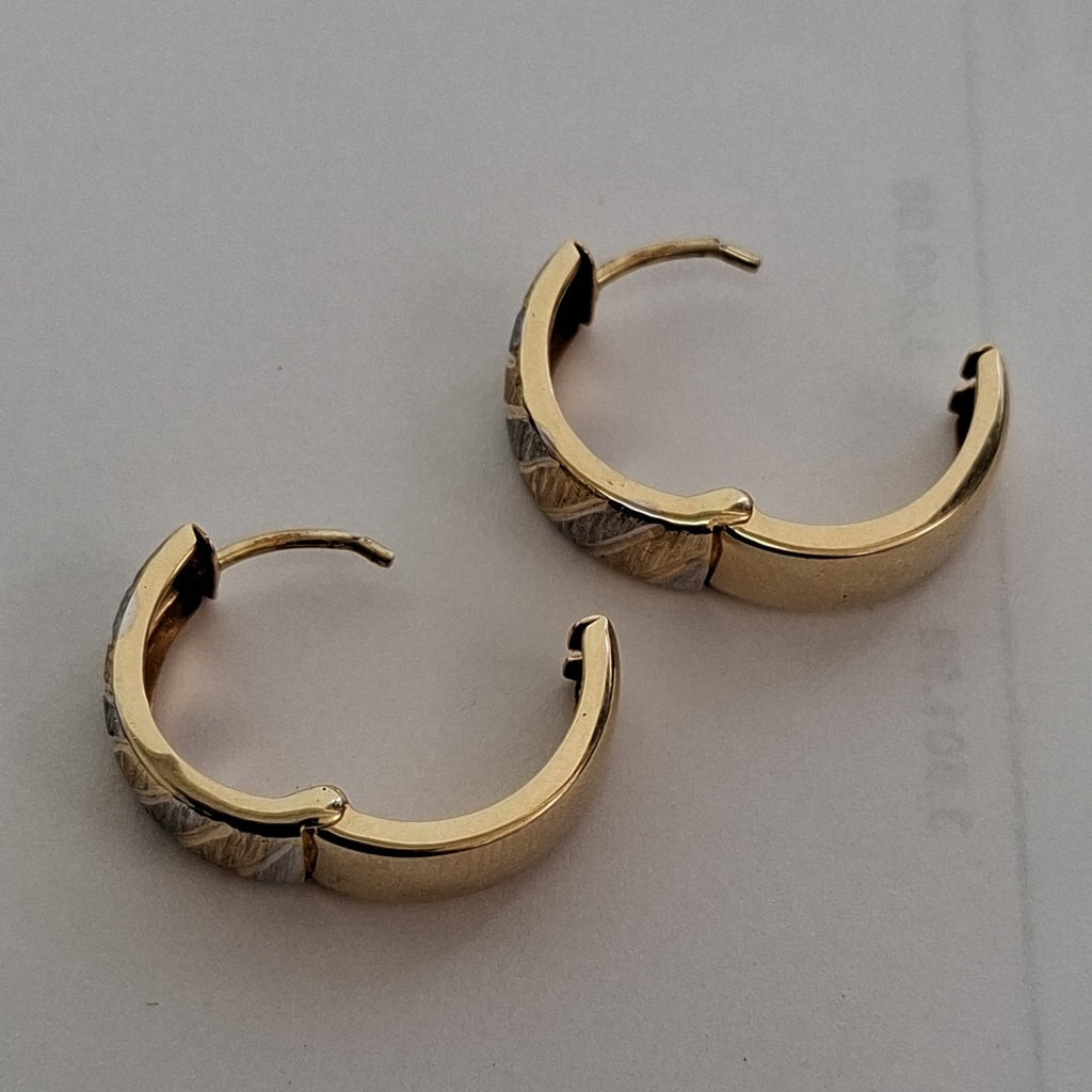 ARRACADAS PAR ORO 14 K 2.2 GRMS (SEMINUEVO)
