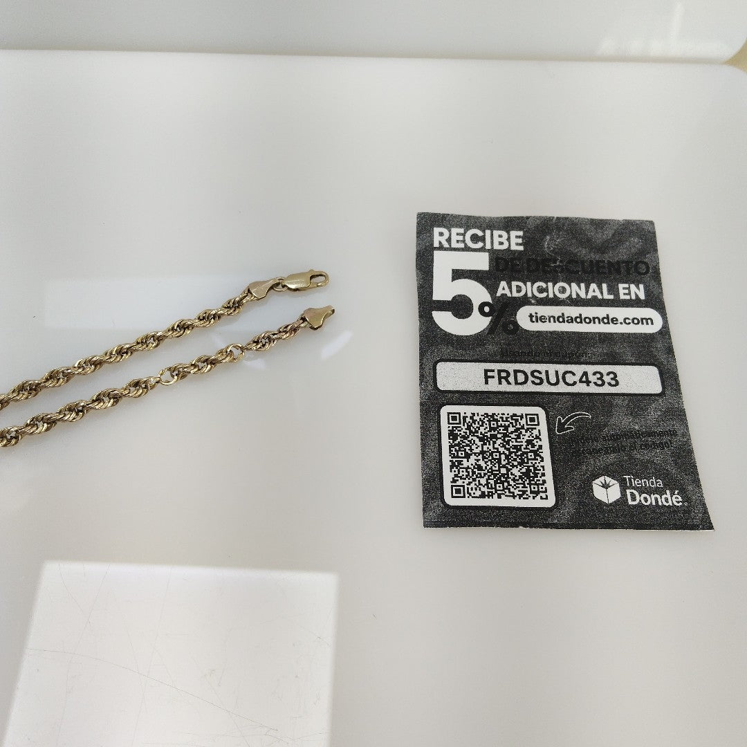 CADENA ORO 10 K 8,90 GRMS (SEMINUEVO)