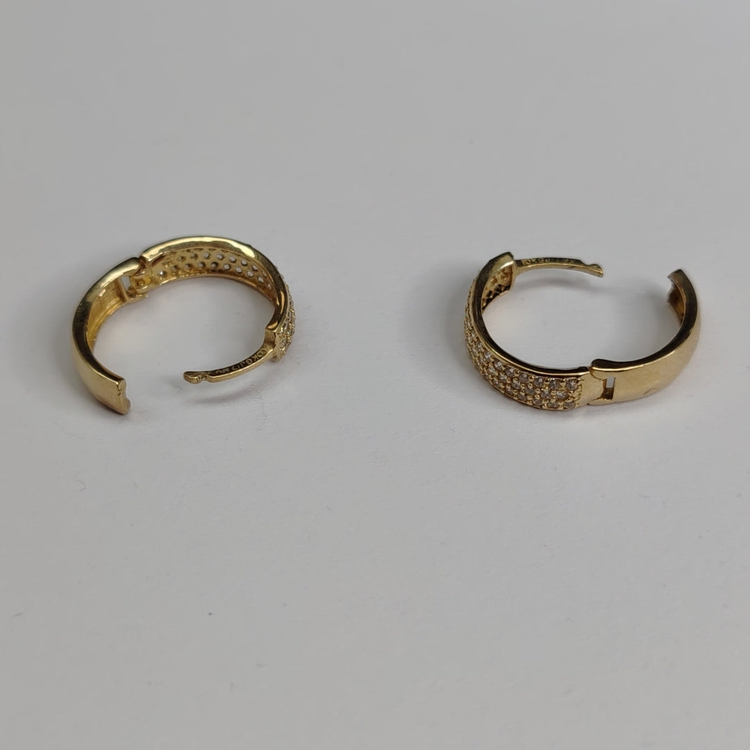 ARETES PAR ORO 10 K 2.7 GRMS (SEMINUEVO)