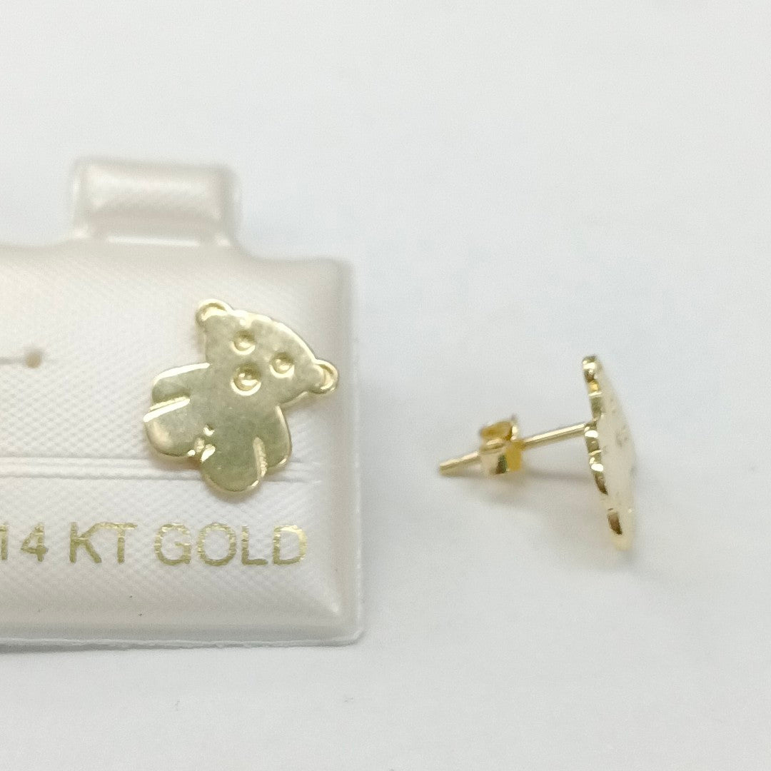 BROQUELES ORO 14K 1.5 (NUEVO)