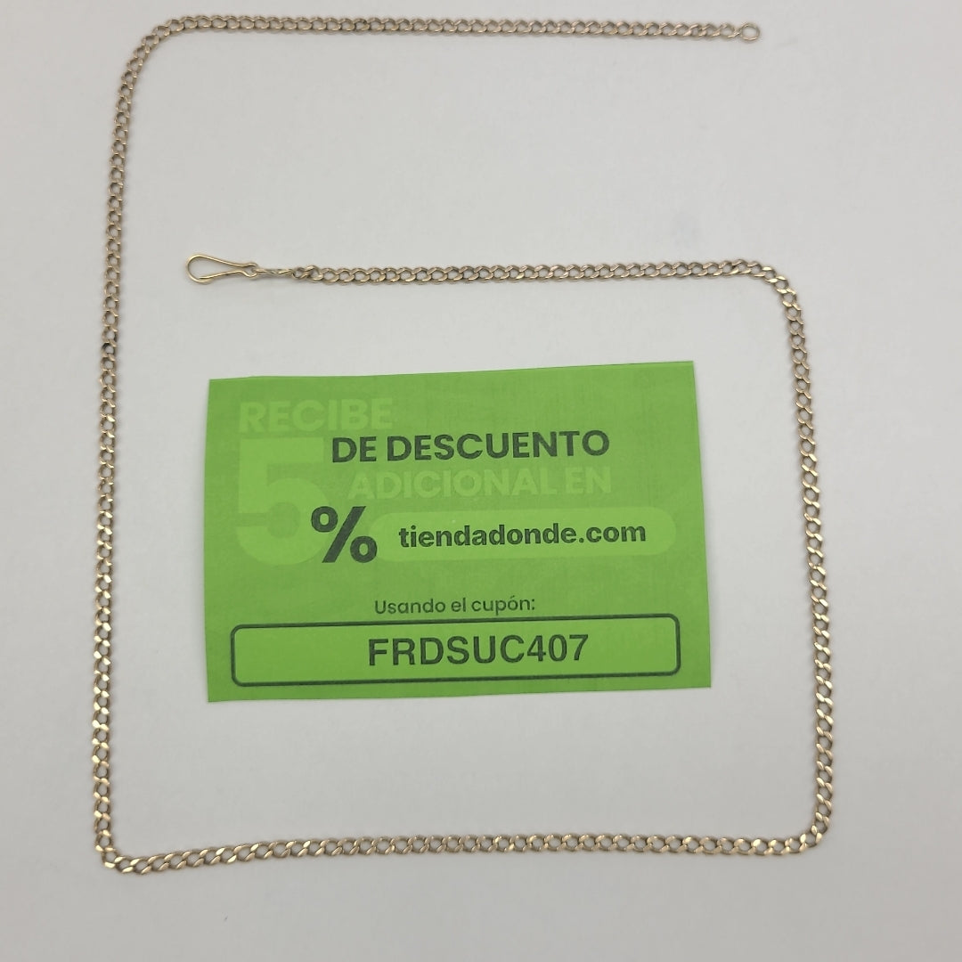 CADENA ORO 8 K 18.9 GRMS (SEMINUEVO)