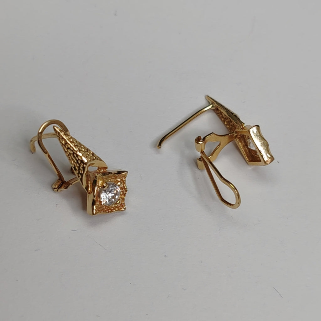ARETES PAR ORO 14 K 2,70 GRMS (SEMINUEVO)