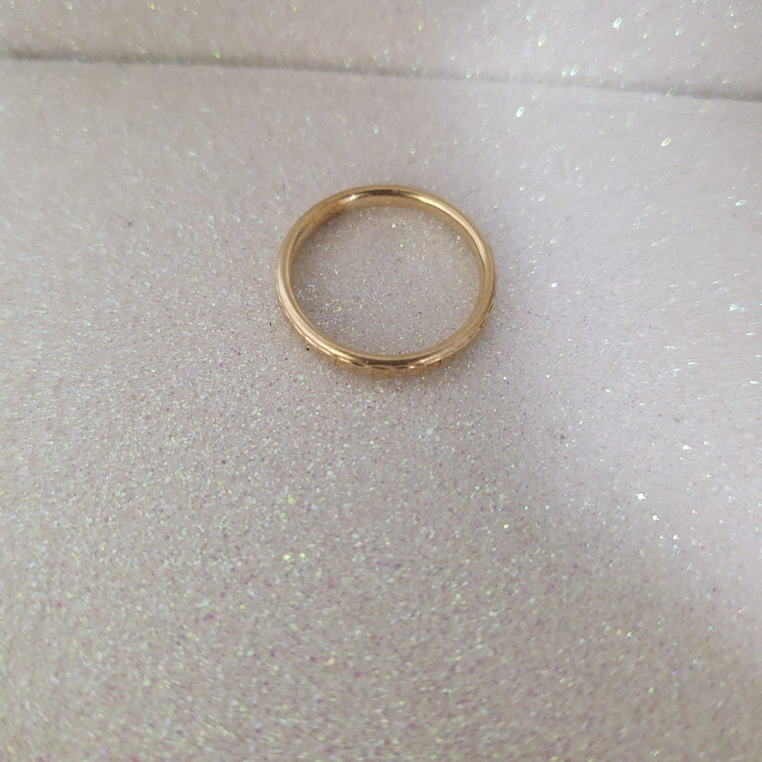 ANILLO ORO 14 K 1,20 GRMS (SEMINUEVO)