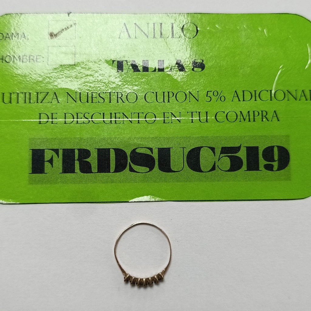 ANILLITO ORO 10 K 0.7 GRMS (SEMINUEVO)