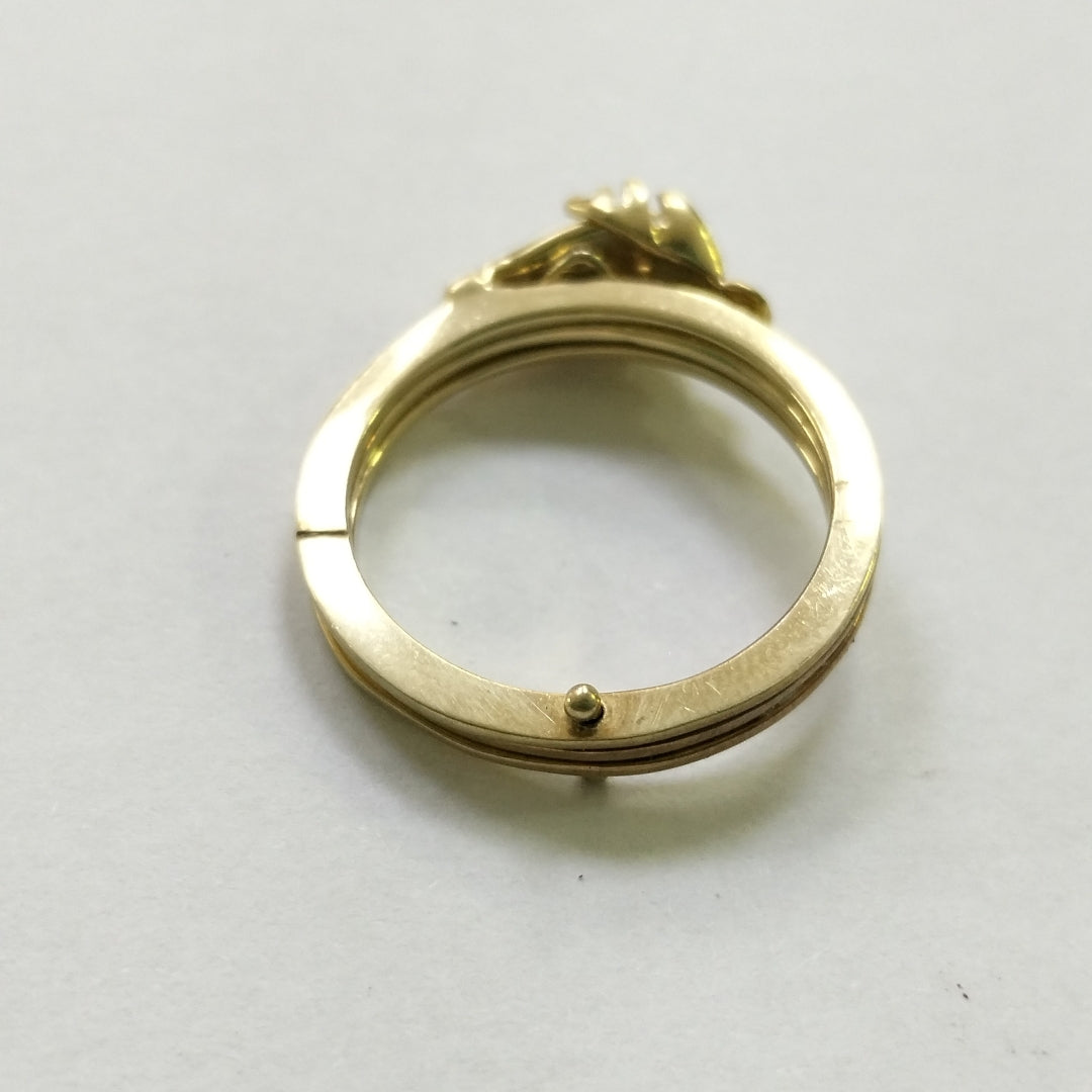ANILLO ORO 14 K 4,80 GRMS (SEMINUEVO)