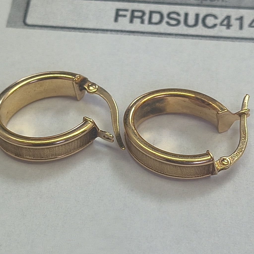 ARRACADAS PAR ORO 14 K 1.8 GRMS (SEMINUEVO)