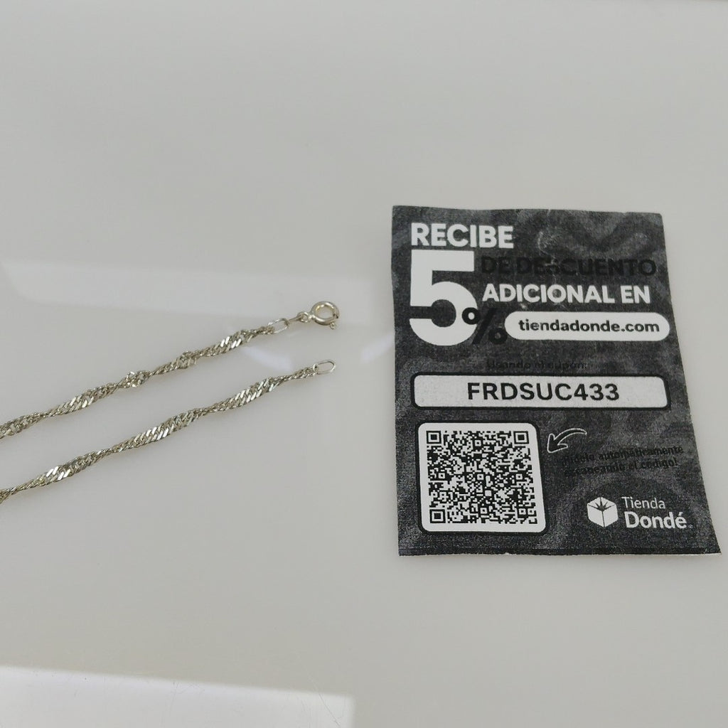 CADENA PLATA 6,80 GRMS (SEMINUEVO)
