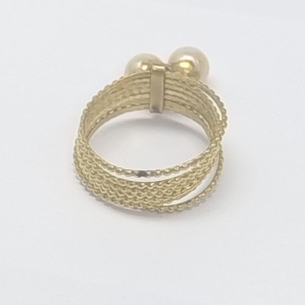 SEMANARIO DE ARGOLLAS ORO 14 K 3.6 GRMS (SEMINUEVO)