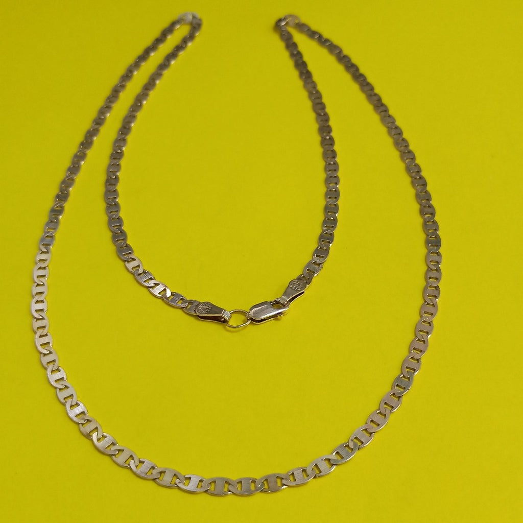 CADENA TEJIDO GUCHI PLATA .925 60 CM 9.7 GR (NUEVO)