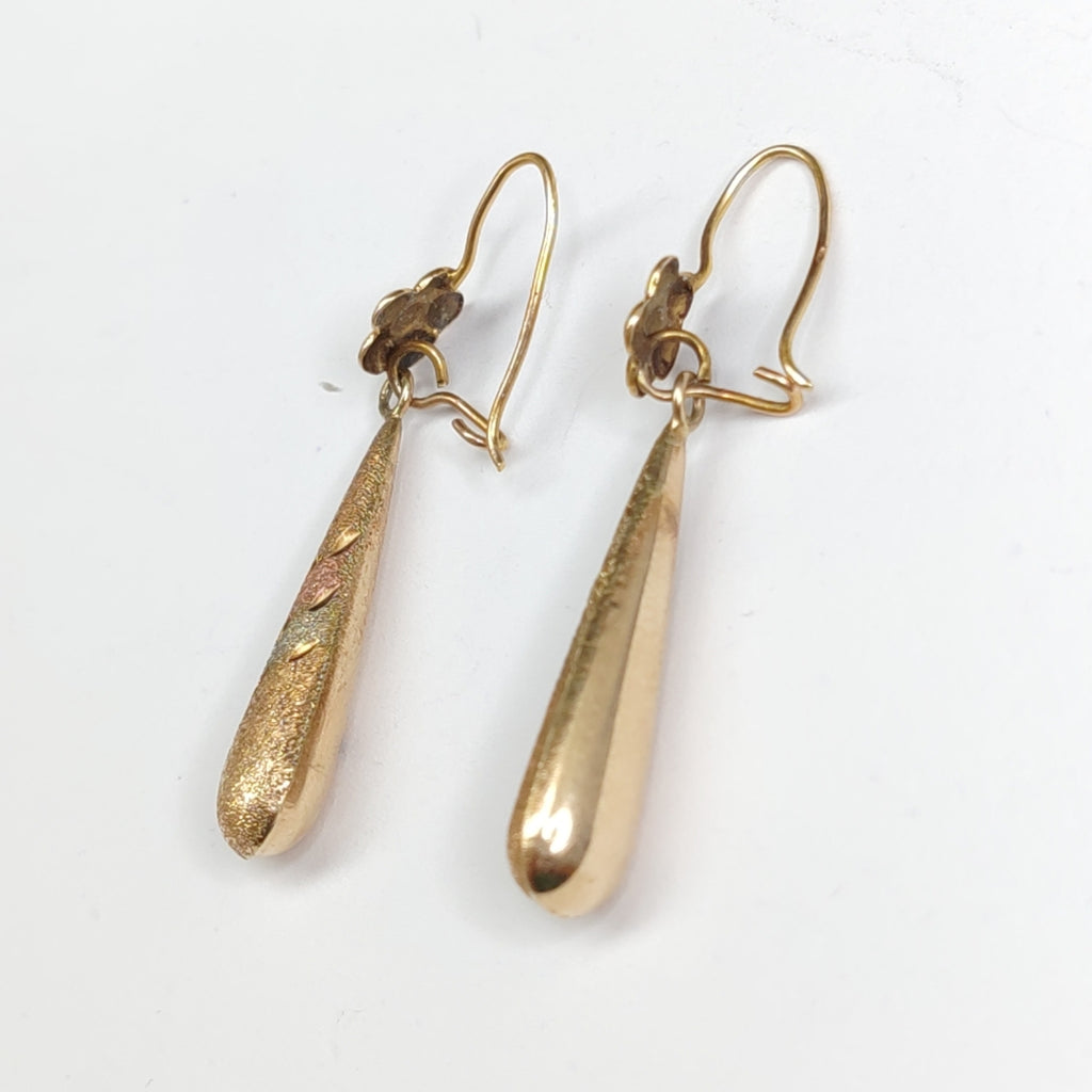 ARETES PAR ORO 10 K 3,10 GRMS (SEMINUEVO)
