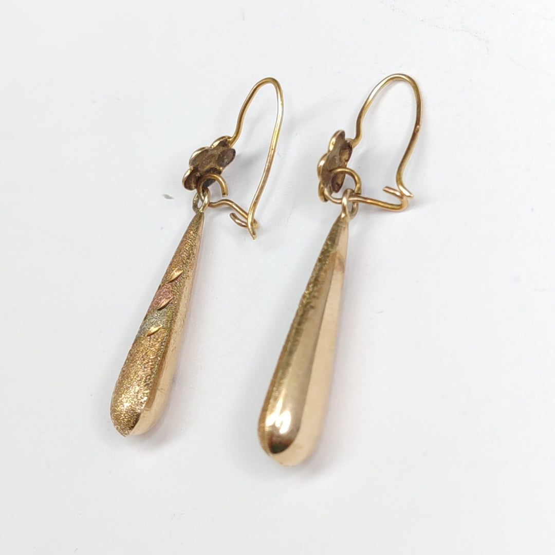 ARETES PAR ORO 10 K 3,10 GRMS (SEMINUEVO)