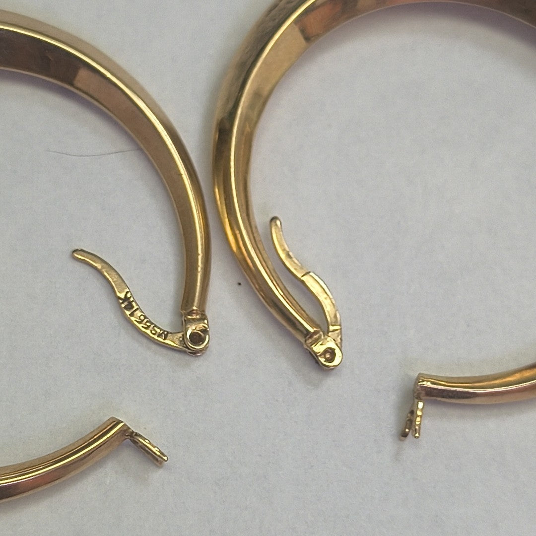 ARRACADAS PAR ORO 14 K 5.7 GRMS (SEMINUEVO)