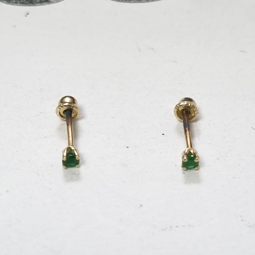 BROQUELES PAR ORO 14 K 0.3 GRMS (SEMINUEVO)