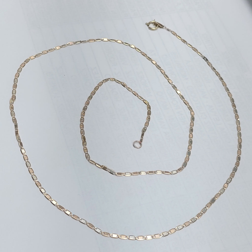 CADENA ORO COMBINADO 10 K 2.2 GRMS (SEMINUEVO)