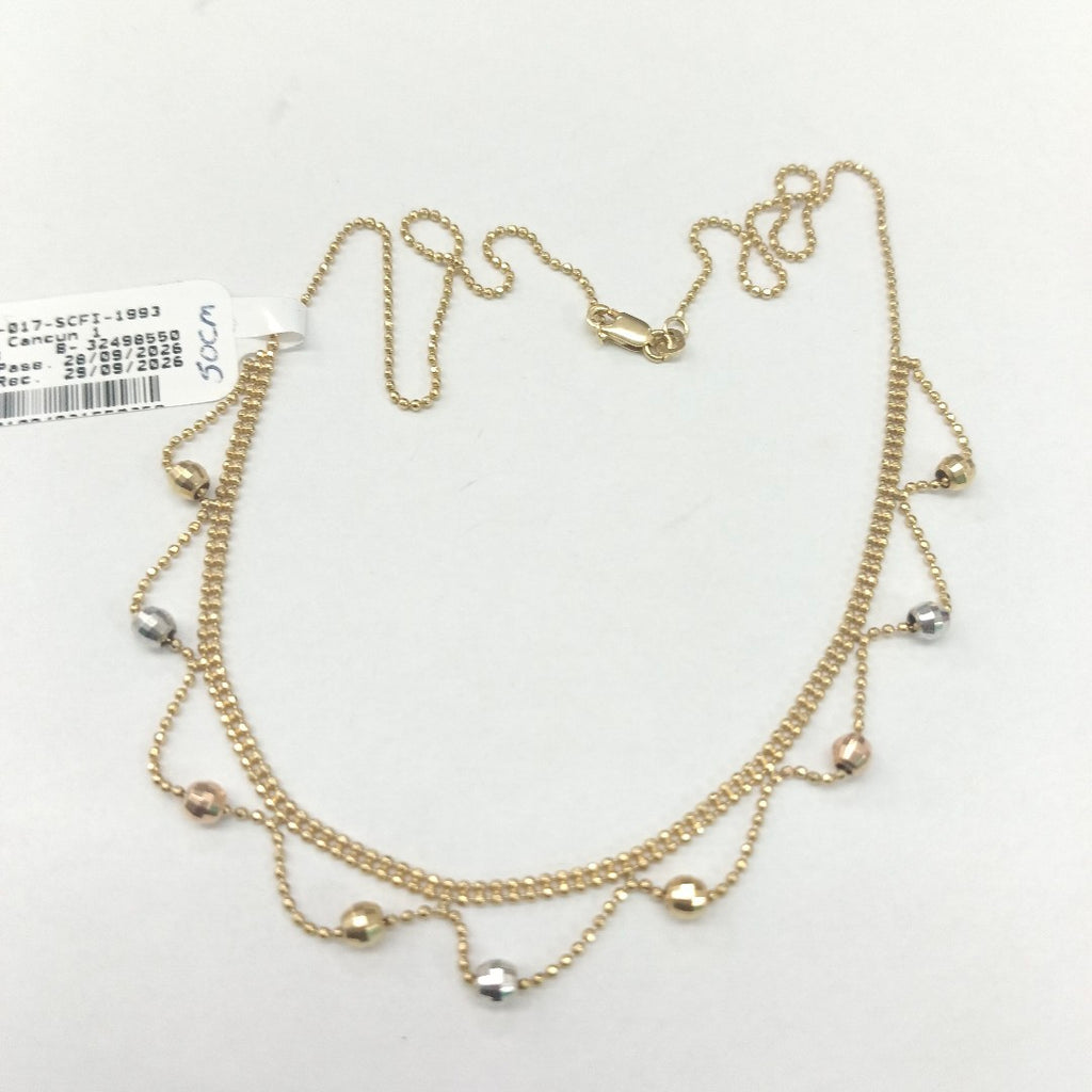 GARGANTILLA ORO 14 K 5.6 GRMS (SEMINUEVO)