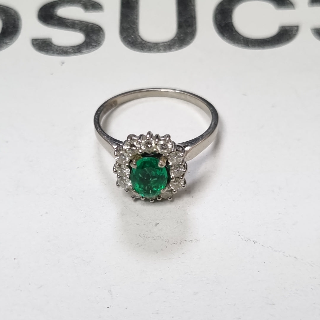 ANILLITO ORO BLANCO 18 K 4 GRMS (SEMINUEVO)