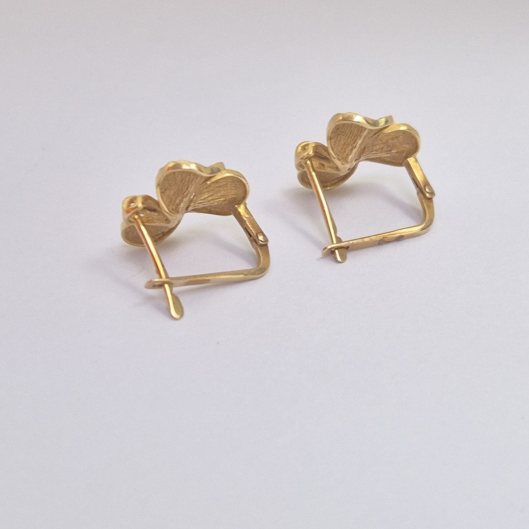 ARETES PAR ORO 14 K 3,20 GRMS (SEMINUEVO)