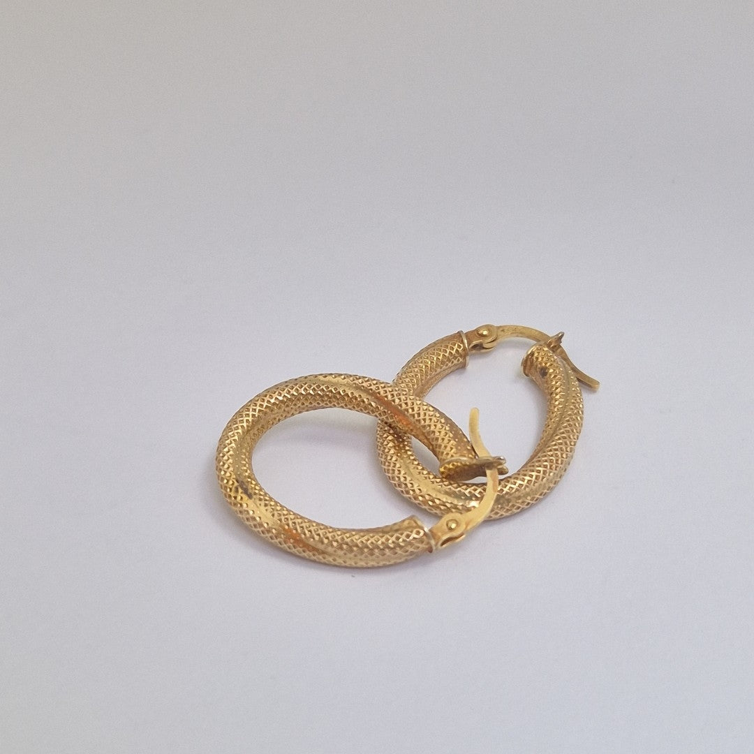 ARRACADAS PAR ORO 14 K 1,60 GRMS (SEMINUEVO)