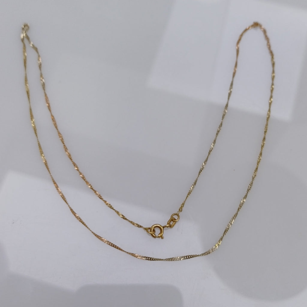 CADENA ORO 14 K 1.6 GRMS (SEMINUEVO)