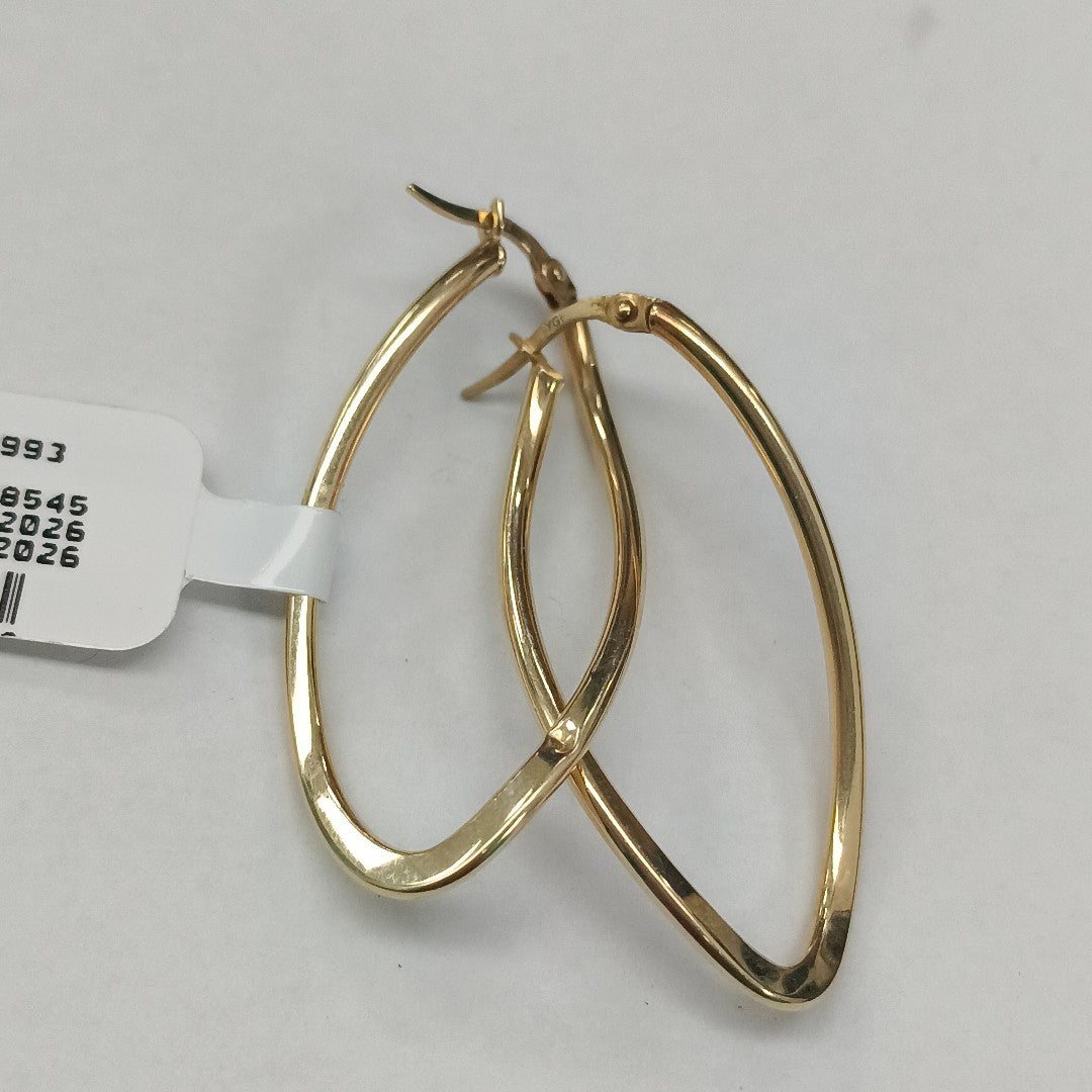 ARRACADAS PAR ORO 14 K 1.7 GRMS (SEMINUEVO)