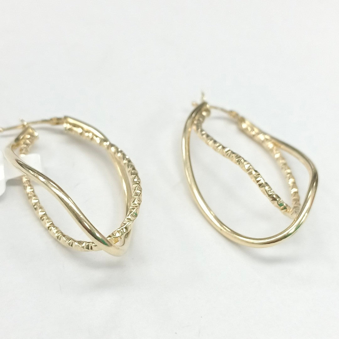 ARRACADAS PAR ORO 14 K 3.3 GRMS (SEMINUEVO)