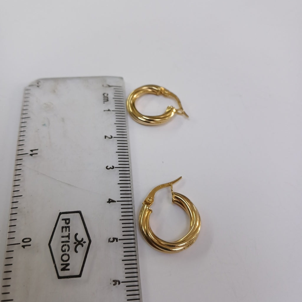 ARRACADAS PAR ORO 10 K 1 GRMS (SEMINUEVO)