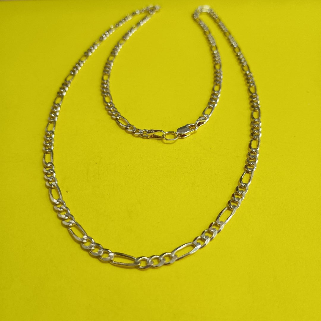 CADENA TEJIDO 3X1 PLATA .925 55 CM 7.5 GR (NUEVO)