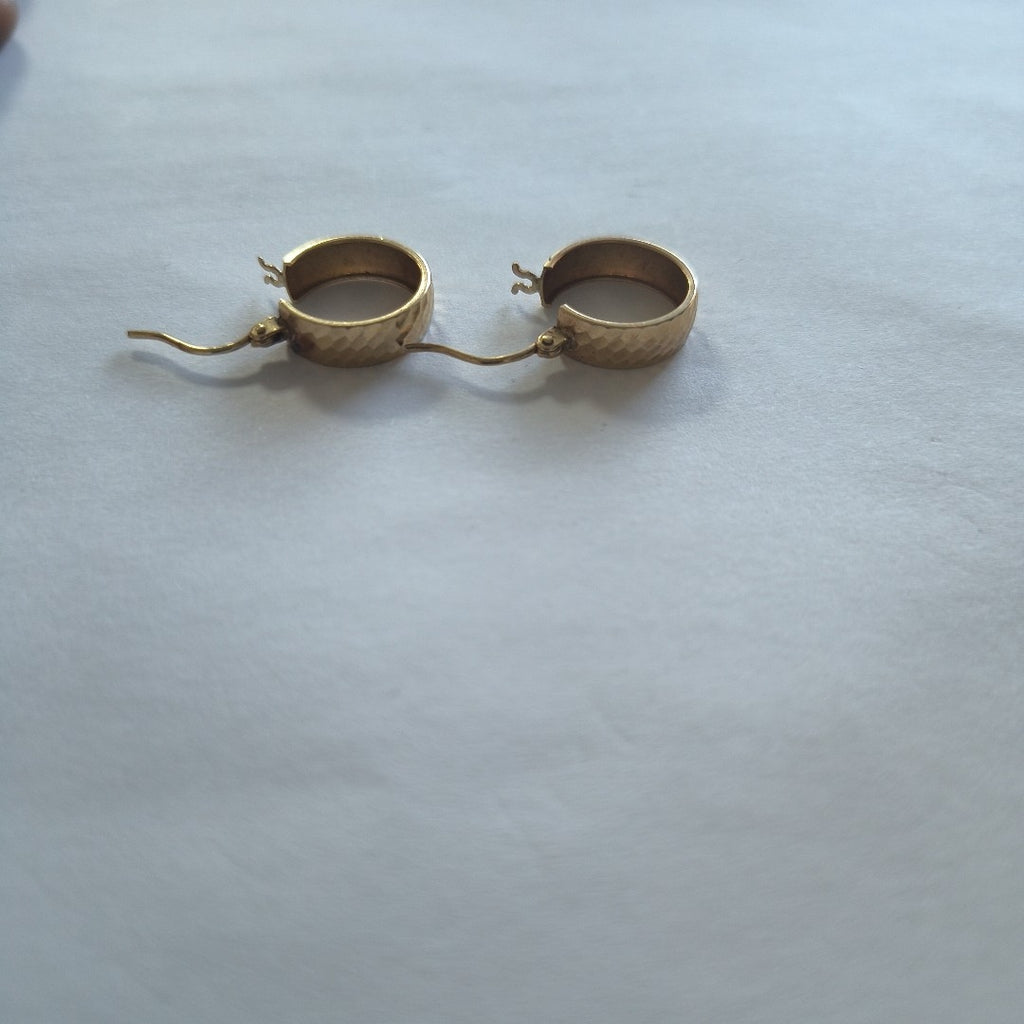 ARRACADAS PAR ORO COMBINADO 14 K 3 GRMS (SEMINUEVO)