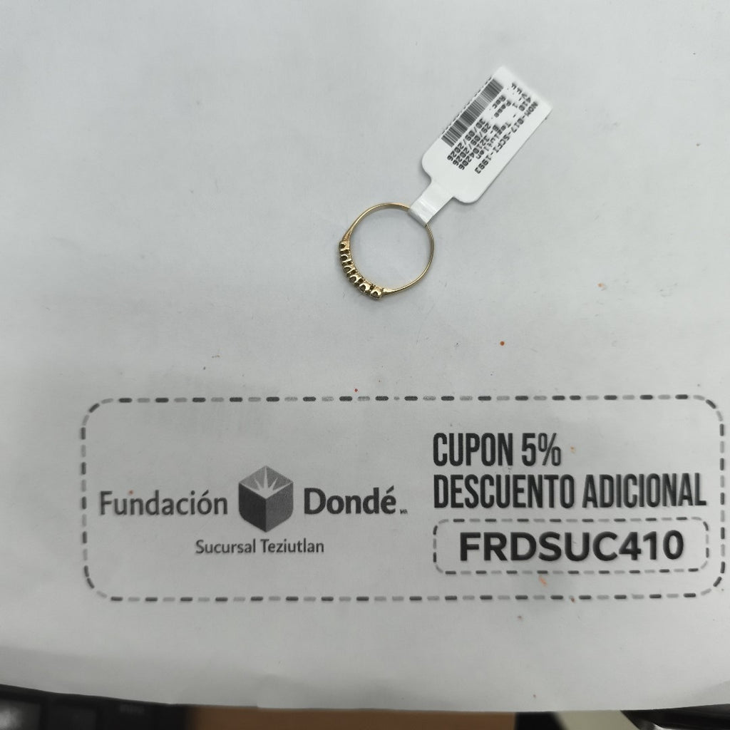 ANILLITO ORO 8 K 1.3 GRMS (SEMINUEVO)