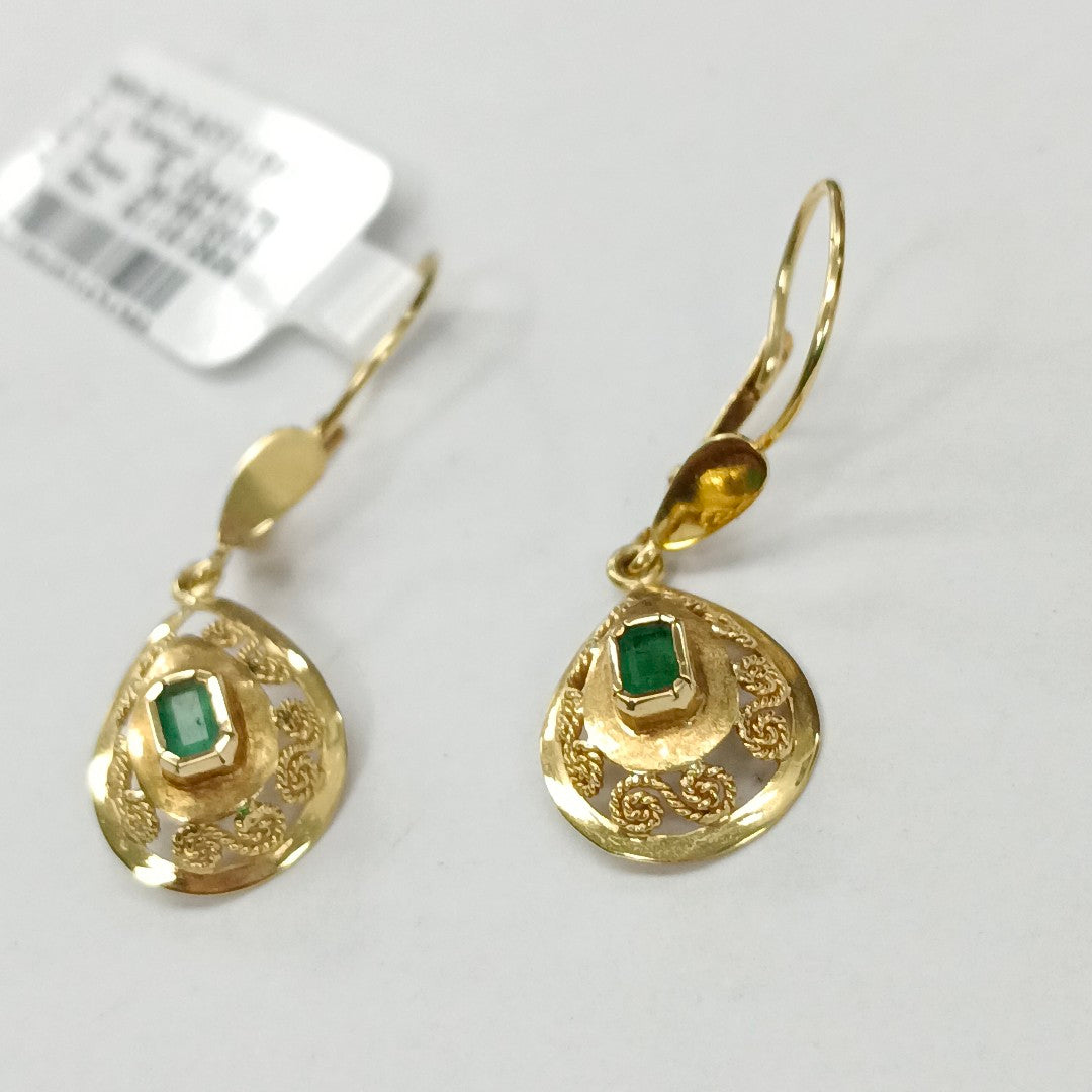 ARETES PAR ORO 18 K 2,60 GRMS (SEMINUEVO)