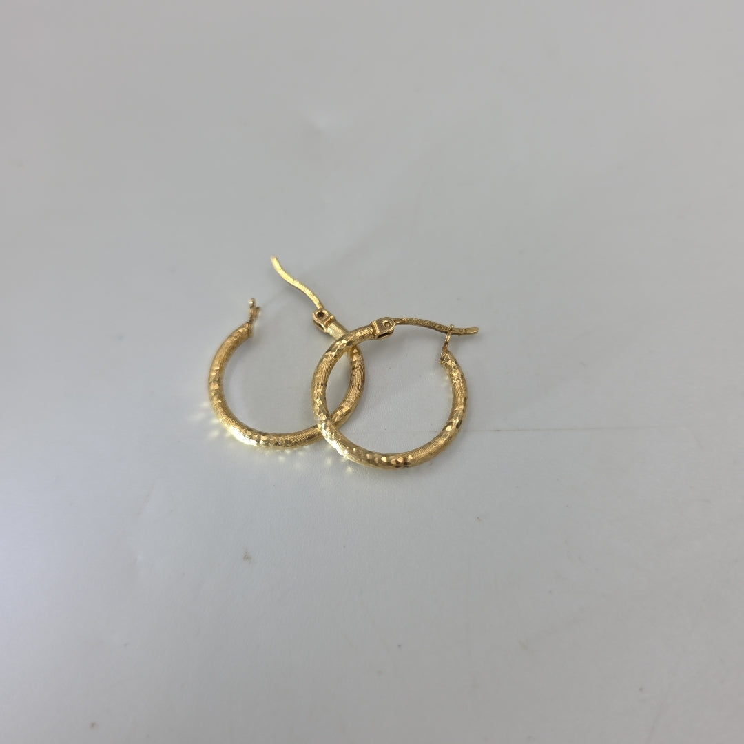 ARRACADAS PAR ORO 14 K 1.8 GRMS (SEMINUEVO)