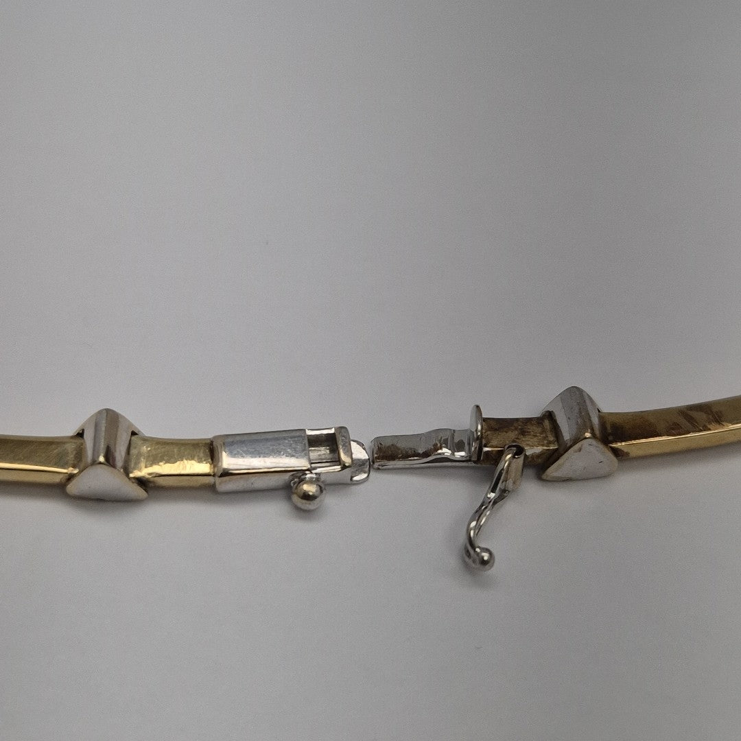 GARGANTILLA ORO,ORO BLANCO 14 K 22,10 GRMS (SEMINUEVO)