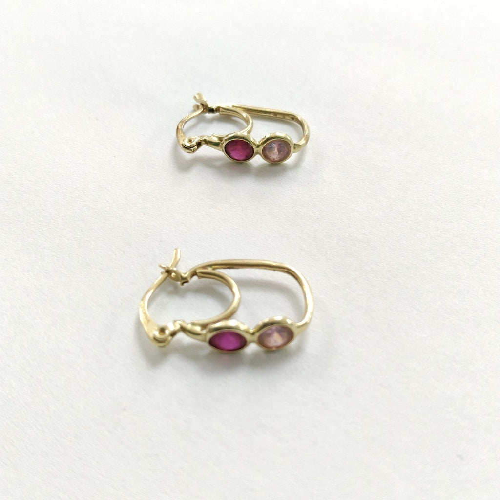 ARETES PAR ORO 14 K 1,90 GRMS (SEMINUEVO)